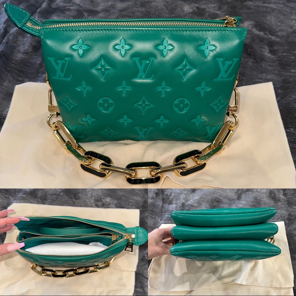 Louis Vuitton Coussin BB Emerald Green. 100% authentic.